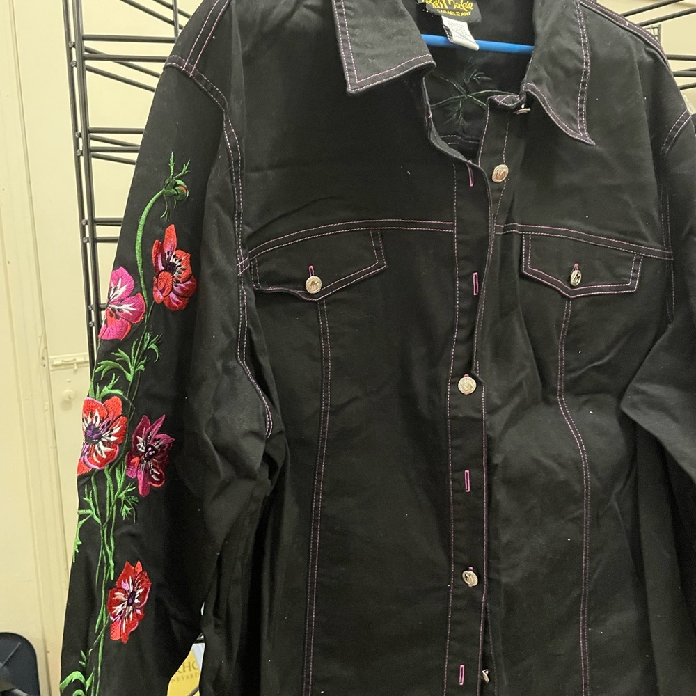 Bob Mackie jean jacket